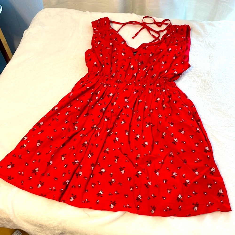 Madewell Mini V-neck Dress